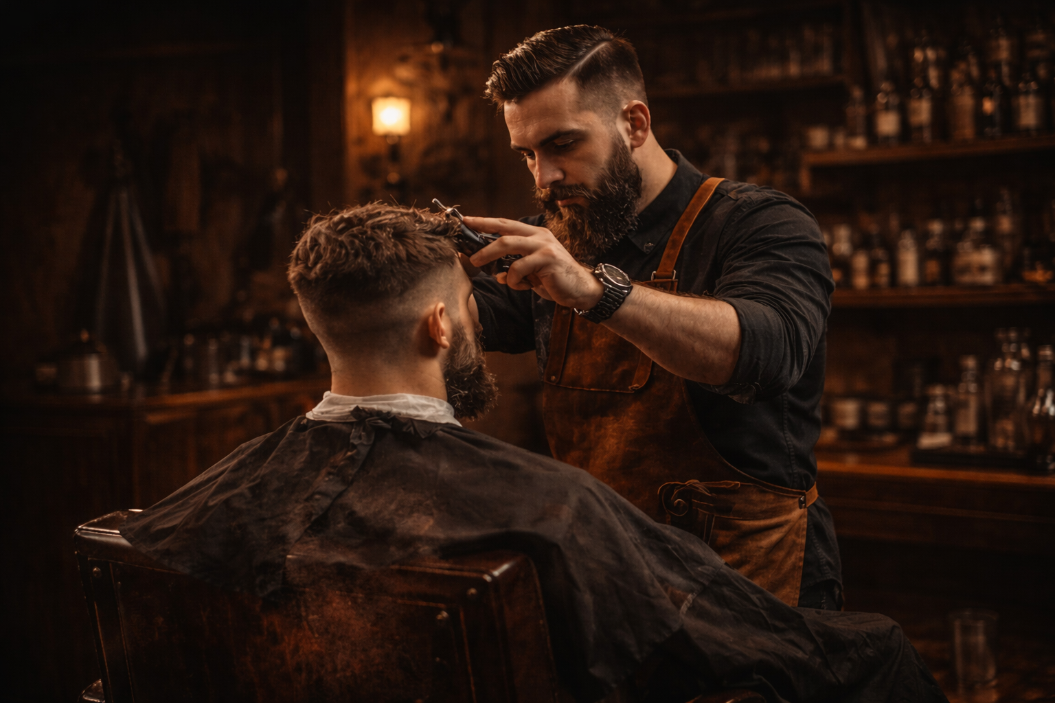 Barbering detail